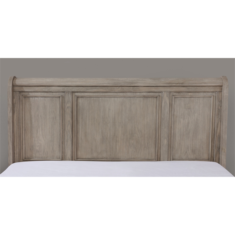 Furniture of America Frigga 2pc Gray Solid Wood Bedroom Set - Queen + Dresser