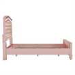 Furniture of America Paisley 2pc Rose Gold Solid Wood Bedroom Set - Twin+Chest