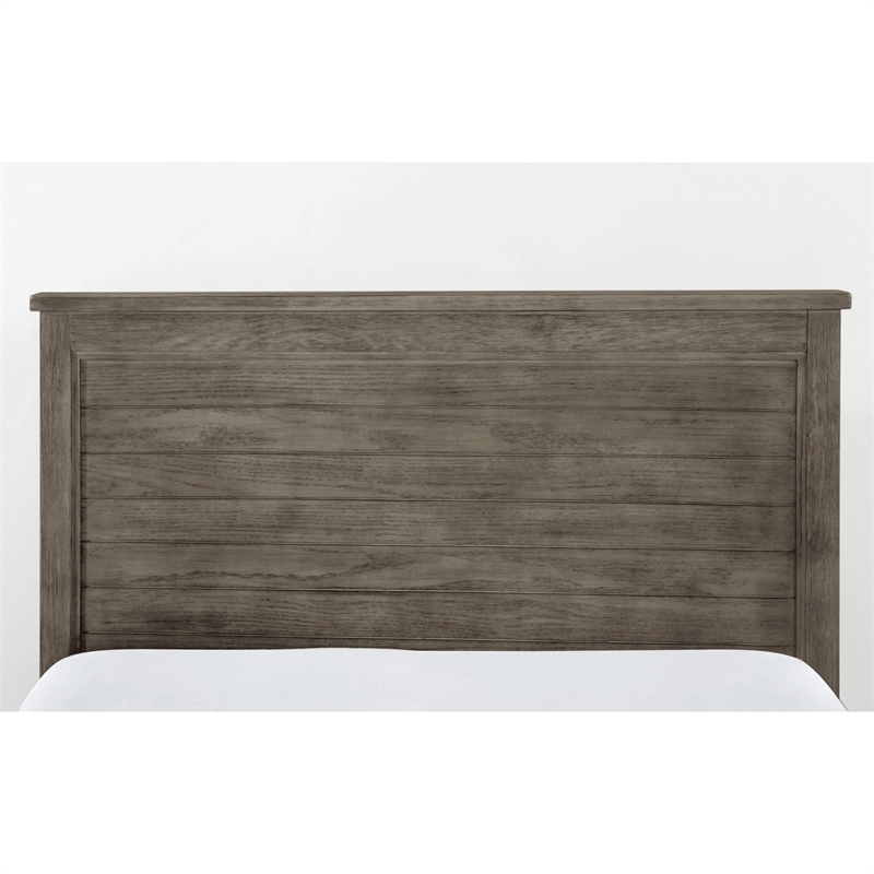 FOA Haed 3-Piece Gray Solid Wood Bedroom Set - Full + 2 Nightstands