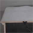 FOA Pappa 2pc Silver Solid Wood Bedroom Set - Nightstand and Chest