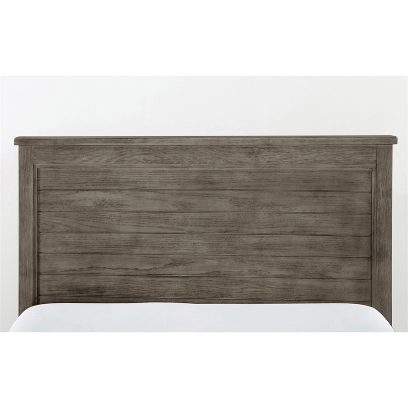 FOA Haed 3pc Gray Solid Wood Bedroom Set - Full + Nightstand + Trundle