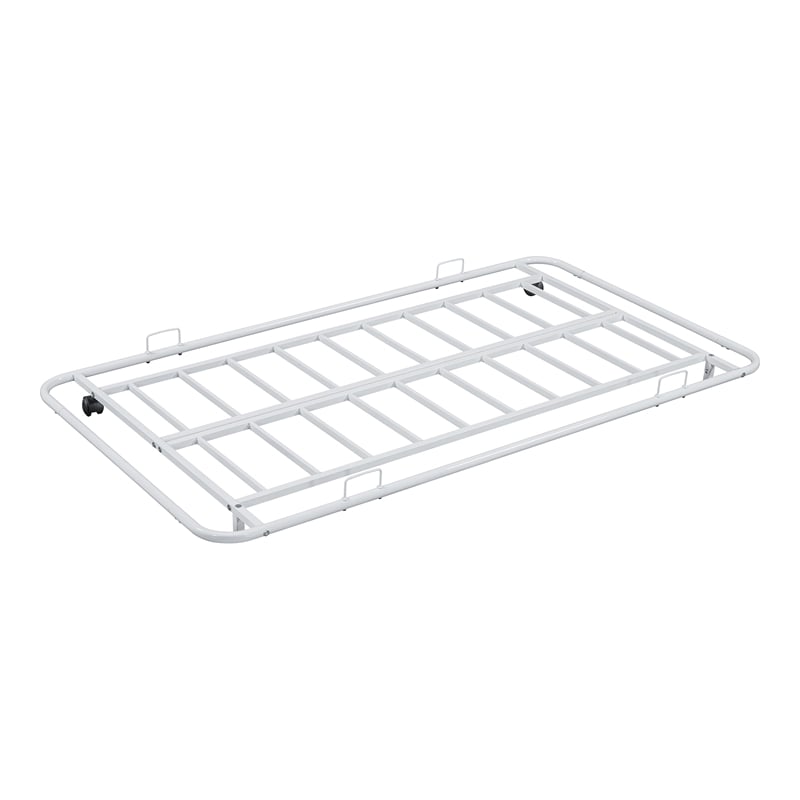 Furniture of America Falfinny Metal Daybed with Trundle in White