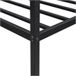 Furniture of America Malady Metal Daybed with Trundle in Black
