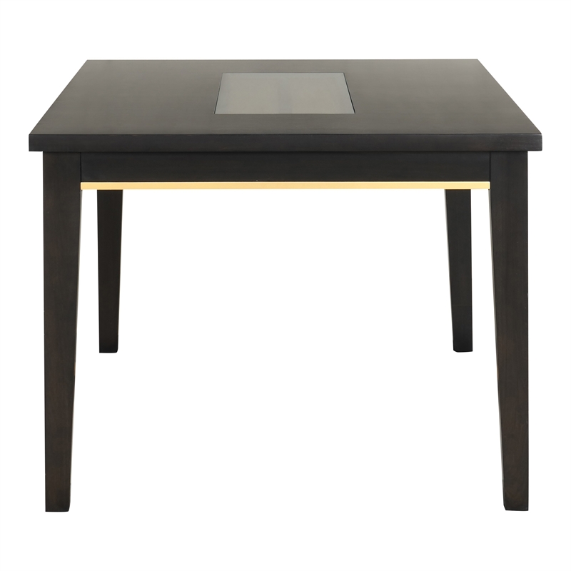 Furniture of America Allaway Wood Rectangular Dining Table in Espresso
