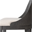 Furniture of America Lizena Solid Wood Counter Chairs in Ash Gray (Set of 2)