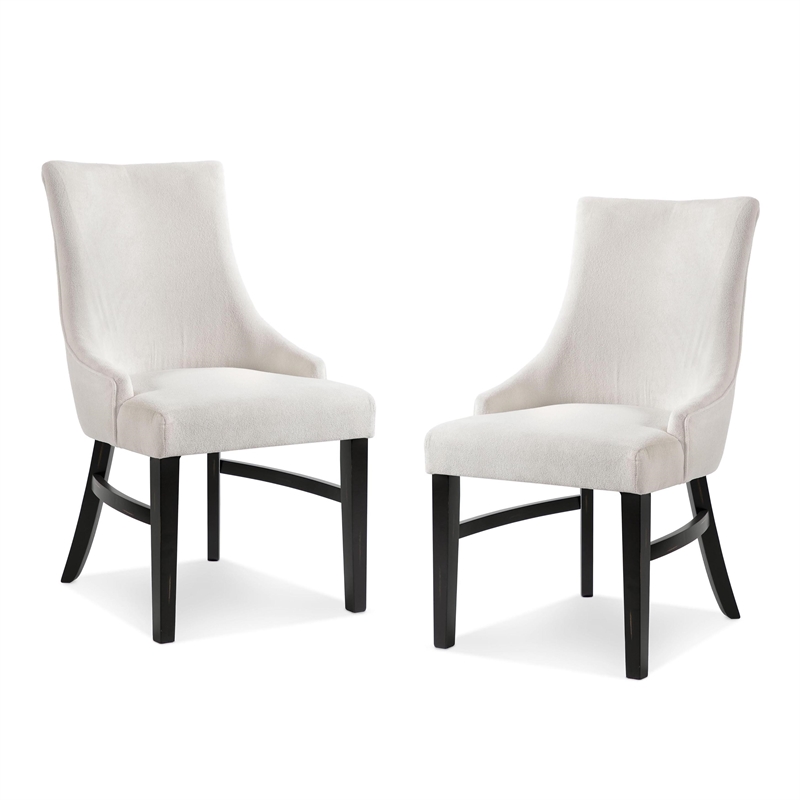 Furniture of America Kindrel Wood 7-Piece Dining Set in Black
