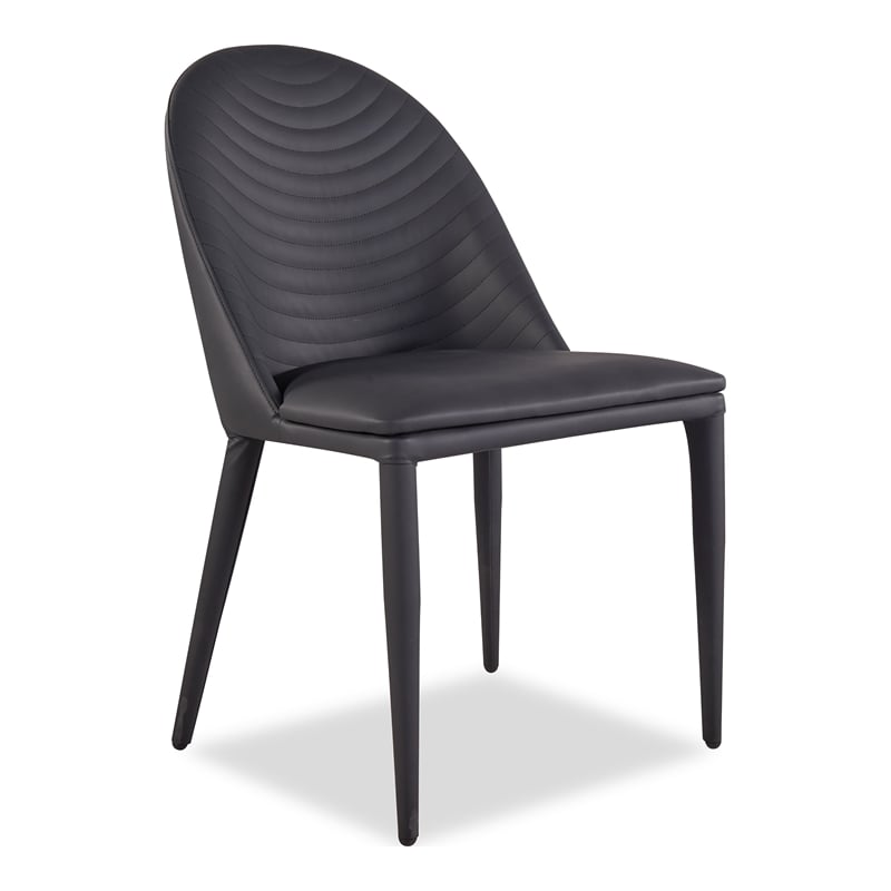 Furniture of America Escando Metal 7-Piece Dining Set in Black