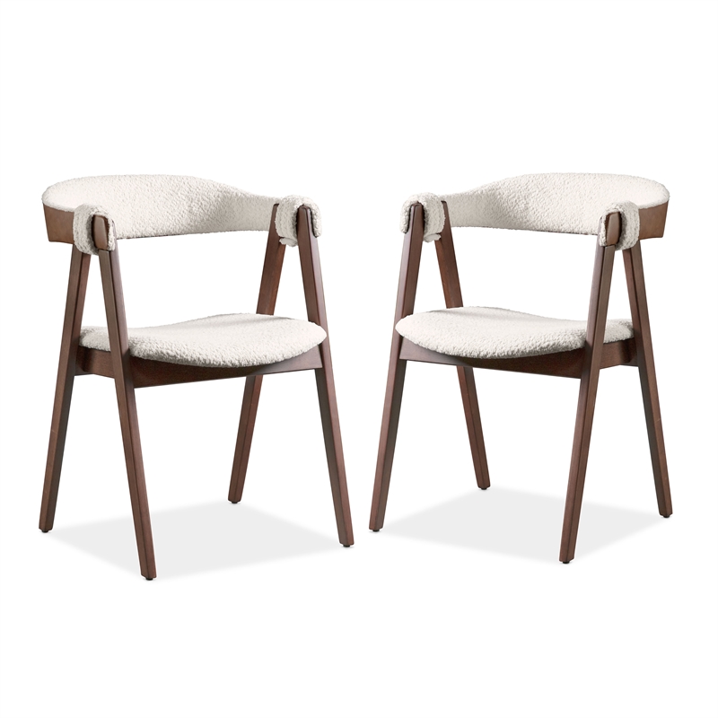 Furniture of America Demase Wood 5-Piece Dining Set in Walnut