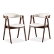 Furniture of America Demase Wood 5-Piece Dining Set in Walnut