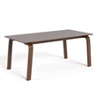 Furniture of America Senoil Wood 7-Piece Dining Set in Walnut