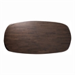 Furniture of America Pradan 7-Piece Solid Wood Dining Table Set in Rich Walnut