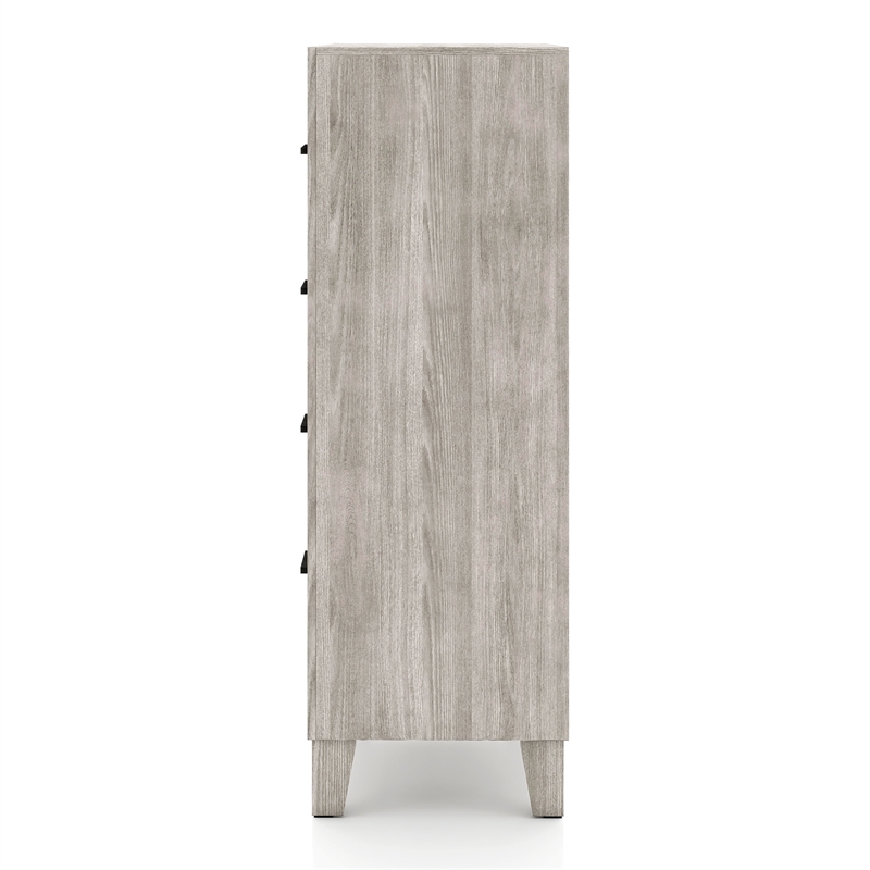 Furniture of America Junile 4-Drawer Wood Chest in Washed White