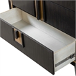Furniture of America Wenton 5-Drawer Solid Wood Chest in Espresso