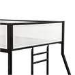 Furniture of America Eugen Iron Twin over Full Bunk Bed in Black
