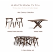 Furniture of America Pascan Solid Wood Side Chairs in Rich Walnut (Set of 2)
