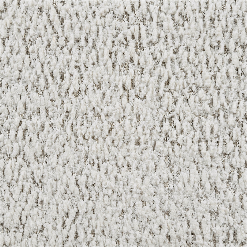 Furniture of America Garret Upholstered Boucle Fabric Queen Bed in White