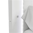 Furniture of America Ventrack LED Light Wood Queen Bed in White