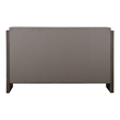 Furniture of America Telli Wood Two-Tone Server with Drawers and Shelves in Gray