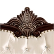 Furniture of America Watley Fabric Tufted and Nailhead Sofa in Beige