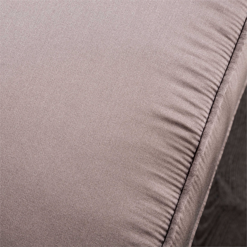Furniture of America Haggen Velvet Tufted and Nailhead Arm Chair in Purple