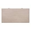 Furniture of America Ulan Wood Coffee Table with Casters in Tawny Brown