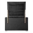 FOA Loomier 2-Piece 6-Drawer Solid Wood Dresser and Mirror Set in Black