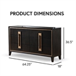 Furniture of America Wenton 6-Drawer Solid Wood Dresser in Espresso