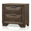FOA Werren 6pc Espresso Wood Bed Set - King+2 Nightstands+Chest+Dresser+Mirror