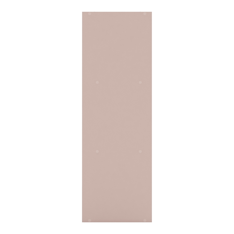 Furniture of America Seni Stackable Wood 6-Cube Bookcase in Light Pink