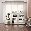 Furniture of America Seni 5-Tier 27-Inch Shelves Wood Open Bookcase in White