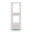 Furniture of America Seni 3-Tier 47-Inch Shelves Wood Open Bookcase in Gray
