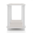 Furniture of America Seni 2-Tier 47-Inch Shelves Wood Open Bookcase in Gray