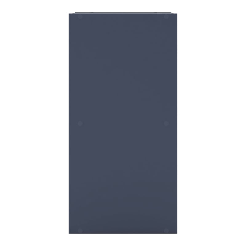 Furniture of America Seni Stackable Wood 2-Cube Bookcase in Steel Blue