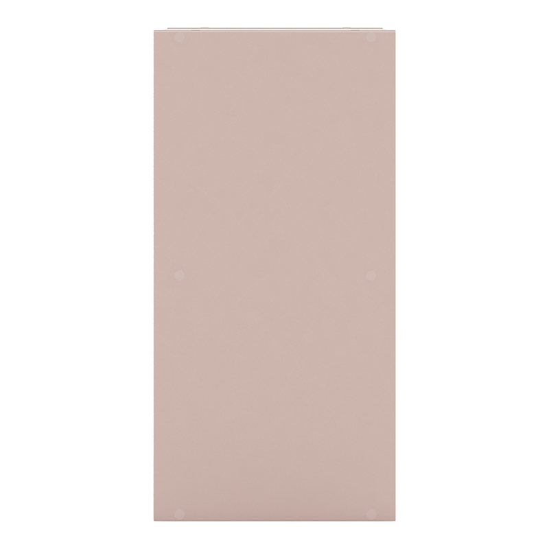 Furniture of America Seni Stackable Wood 2-Cube Bookcase in Light Pink