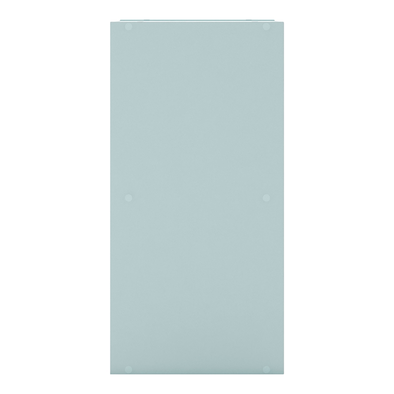 Furniture of America Seni Stackable Wood 2-Cube Bookcase in Light Blue