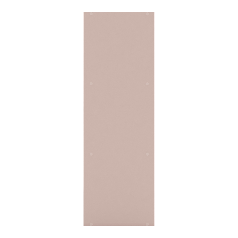 Furniture of America Seni Stackable Wood 3-Shelf Bookcase in Light Pink