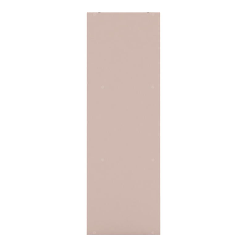 Furniture of America Seni Stackable Wood 3-Shelf Light Pink Bookcase with Door