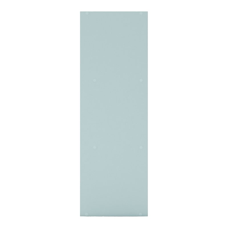 Furniture of America Seni Stackable Wood 3-Shelf Light Blue Bookcase with Door