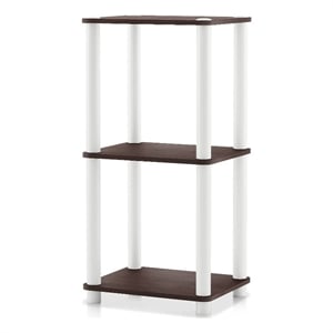 Furniture of America Seni 3-Tier 15-Inch Shelves Wood Open Bookcase in Espresso