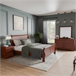 Furniture of America Arabella Wood 4-Piece Queen Bedroom Set in Cherry