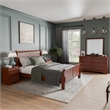 Furniture of America Arabella Wood 5-Piece Full Bedroom Set in Cherry