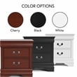 Furniture of America Arabella Wood 5-Piece Queen Bedroom Set in Cherry