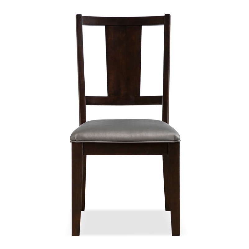 Furniture of America Arvin Wood Padded Side Chairs in Espresso (Set of 2)