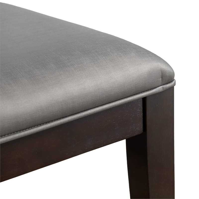 Furniture of America Arvin Wood Padded Side Chairs in Espresso (Set of 2)
