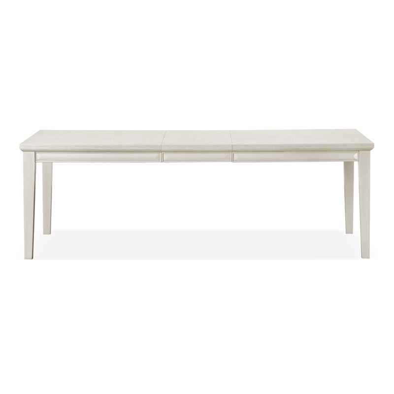 Furniture of America Arvin Wood Extendable Dining Table in White