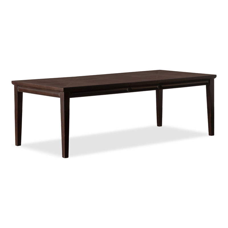 Furniture of America Arvin Wood 7-Piece Extendable Dining Table Set in Espresso
