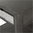 Furniture of America Selyra Wood 1-Drawer Gray End Table with Shelf