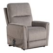 Furniture of America Nightfall Gray Fabric Power Lift Recliner with USB Port