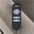 Furniture of America Nightfall Gray Fabric Power Lift Recliner with USB Port