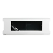 Furniture of America Raman Wood White 71-Inch TV Stand With Electric Fire Place